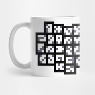 The abstarct pixel Mug